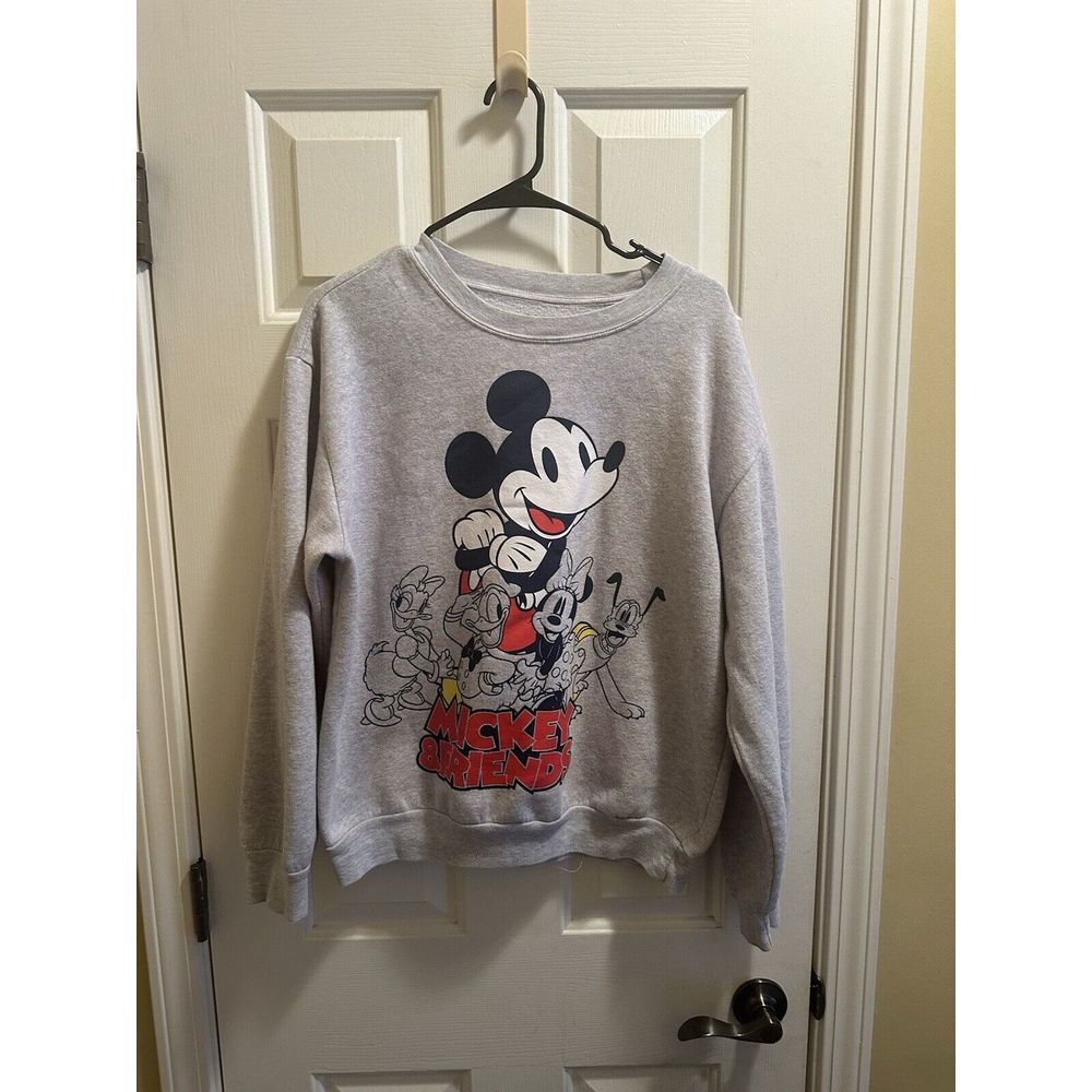 Mickey Mouse & Friends Sweatshirt Gray Disney Junior Size M